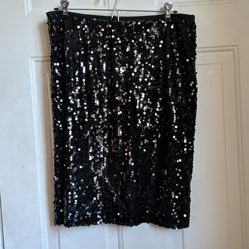 Calvin Klein sequined pencil skirt